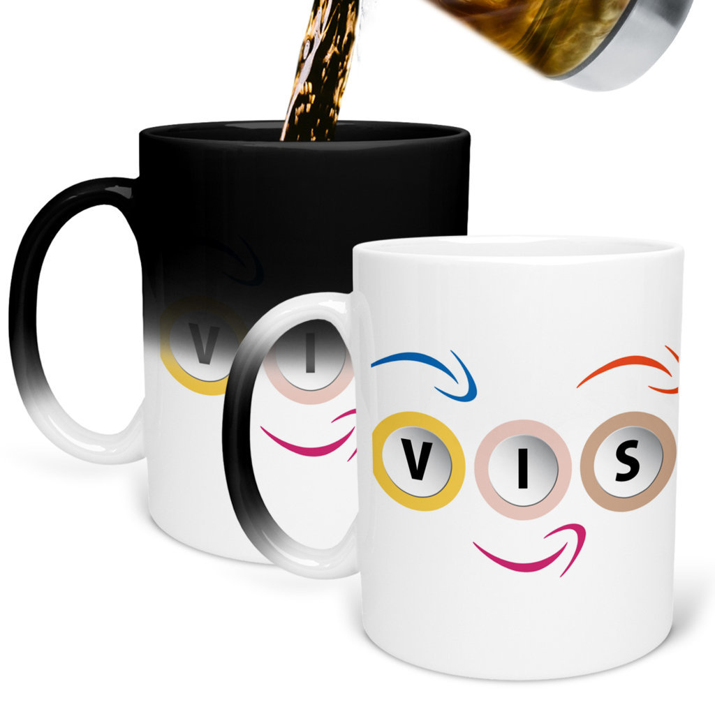 Printed Ceramic Coffee Mug | Creative Inspiration | Vision | 325 Ml.